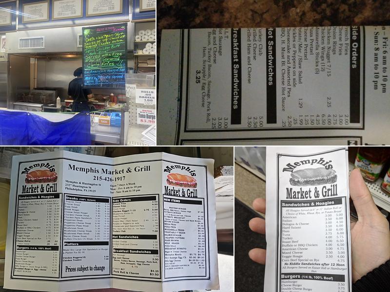 Memphis Market & Grill Menu