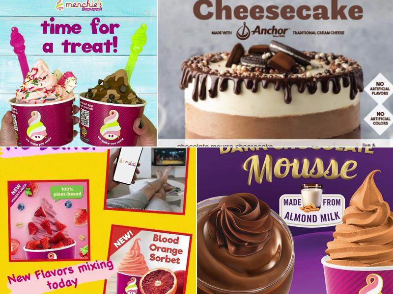 Menchie's Frozen Yogurt Menu