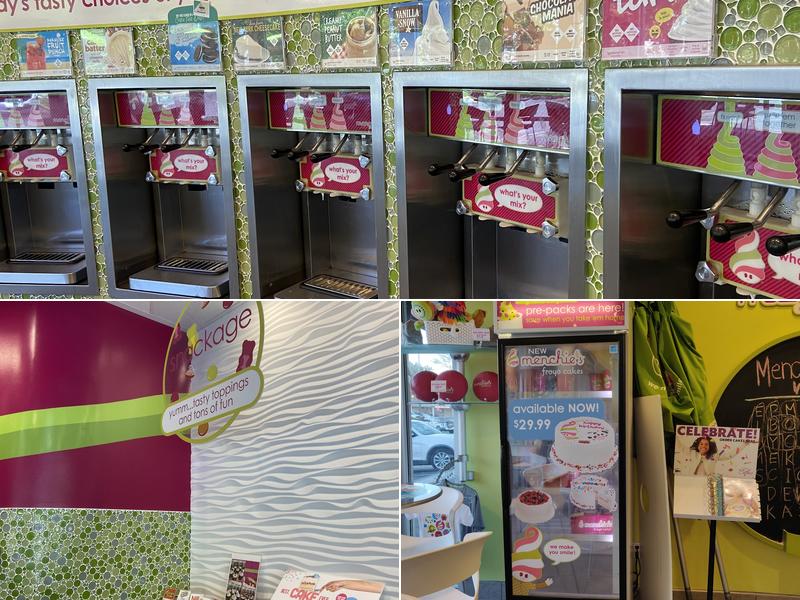Menchie's Frozen Yogurt Menu