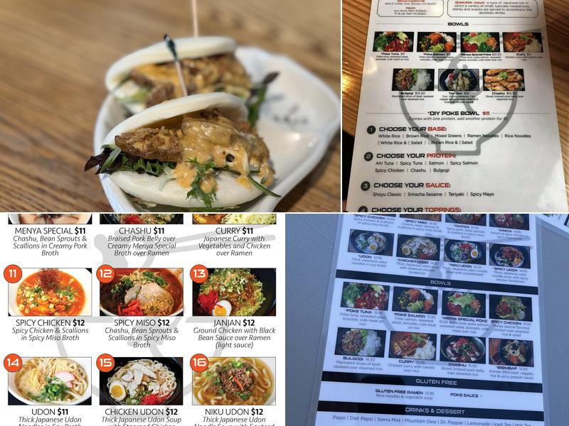 Menya Ramen & Poke Menu