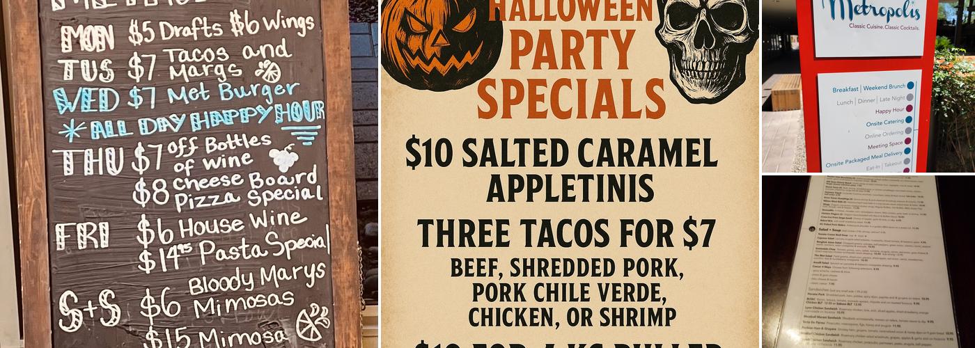 Metropolis Menu