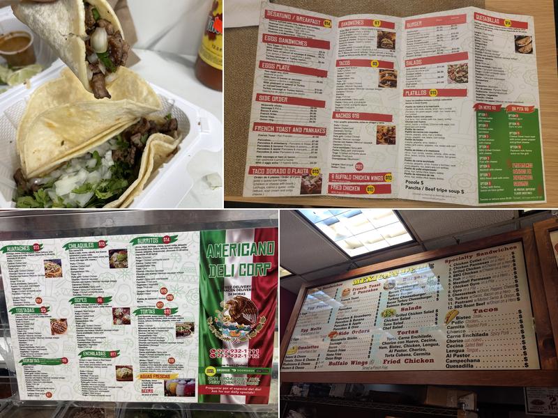 Mexican Deli Inc. Menu