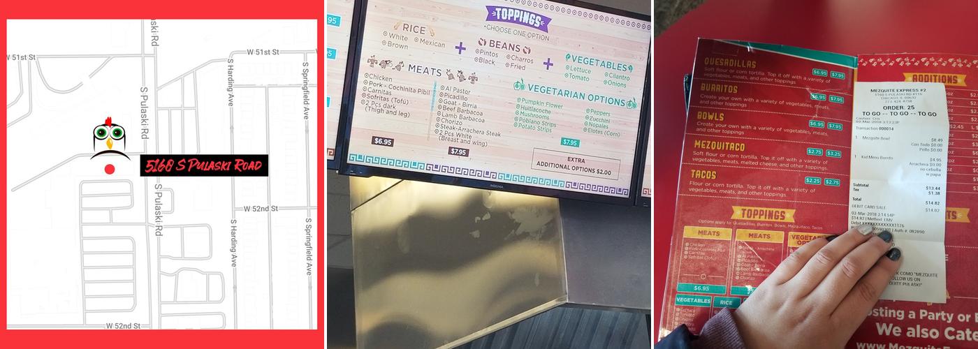 Ay Carbon Pollo Grill Menu