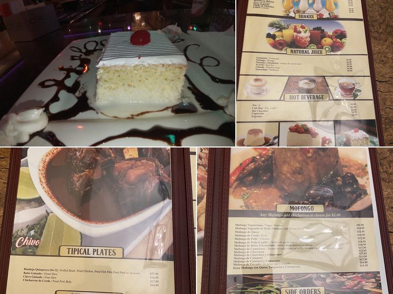 Mi Casa Dominican Restaurant and Bar Menu