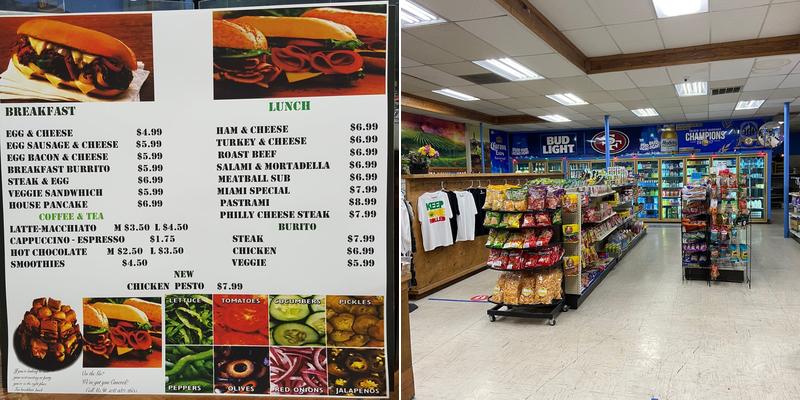 Miami Liquor and Food Menu