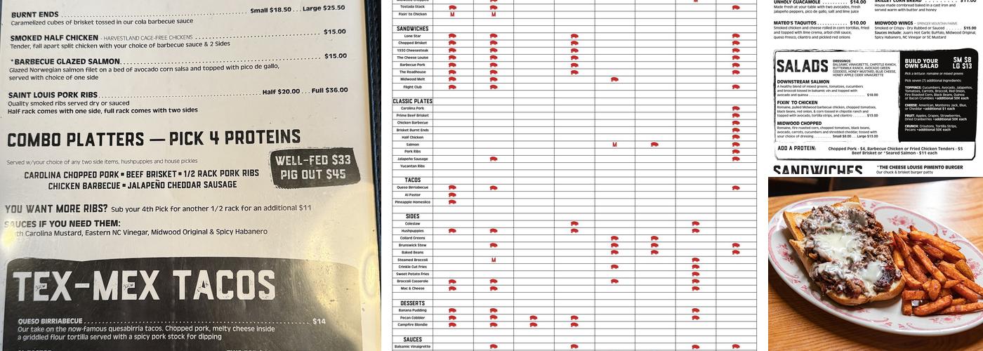 Midwood Smokehouse Menu