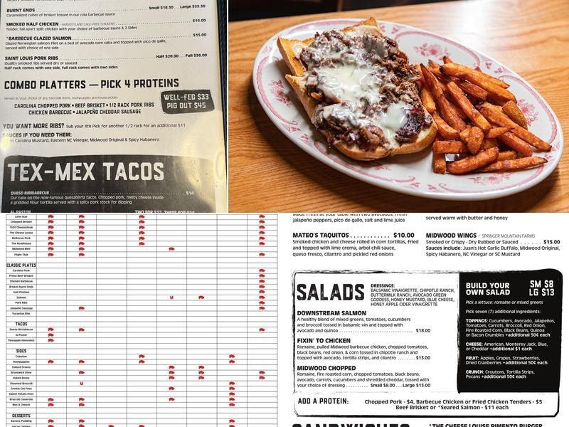 Midwood Smokehouse Menu