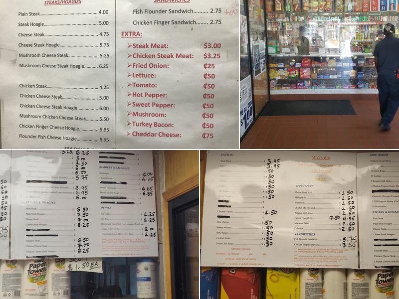 Mike's Deli Menu