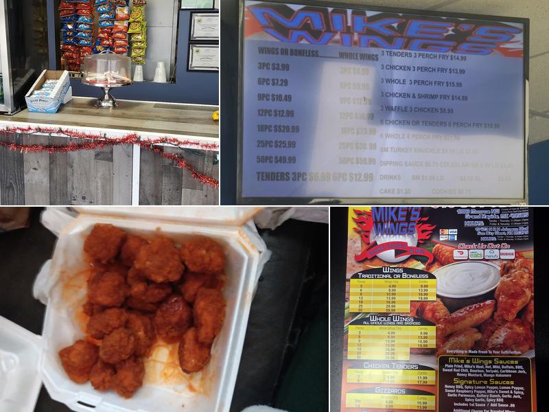 Mike's Wings Menu