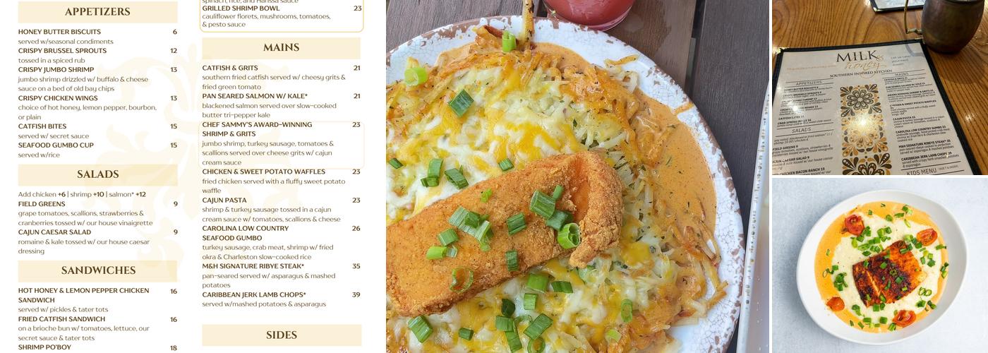 Milk & Honey - Bowie Menu