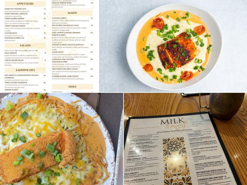 Milk & Honey - Bowie Menu