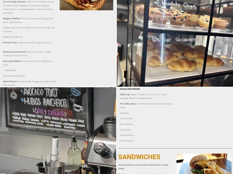 Minias Bloomfield Menu