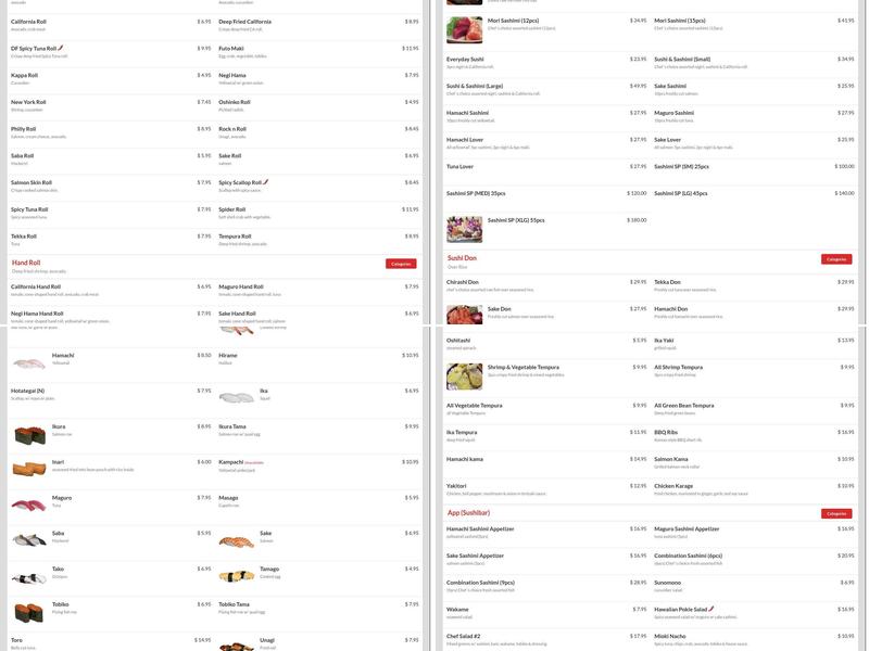 Mioki Sushi Menu