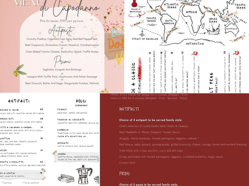 Misirizzi Menu