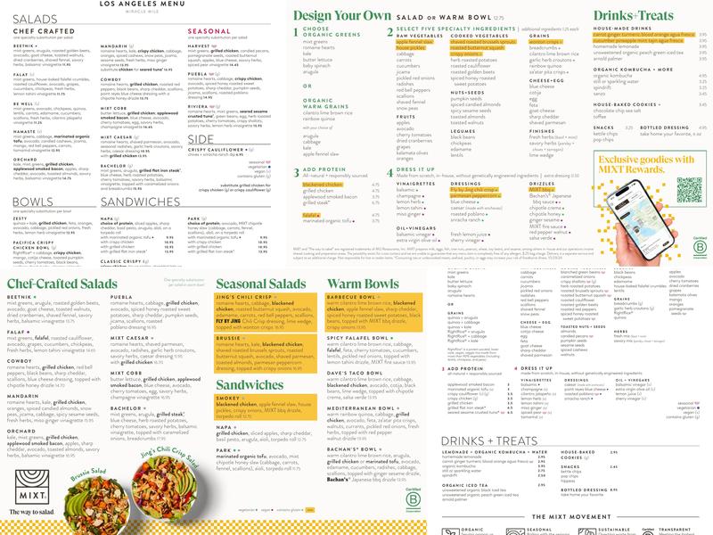 Mixt Menu