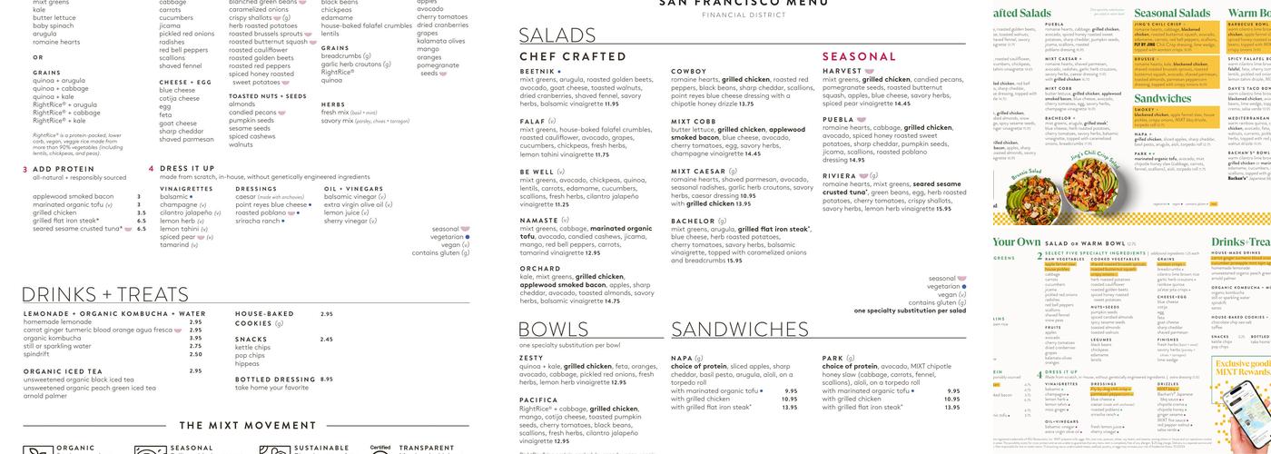 Mixt Menu