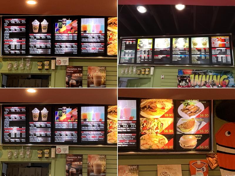 Mocha Express Menu