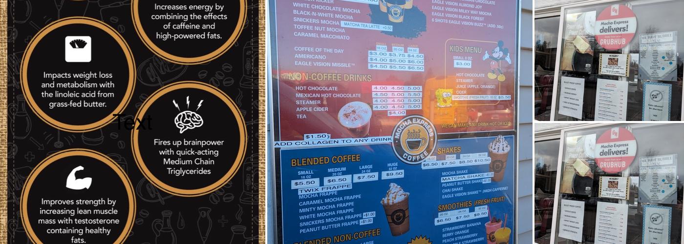 Mocha Express Menu
