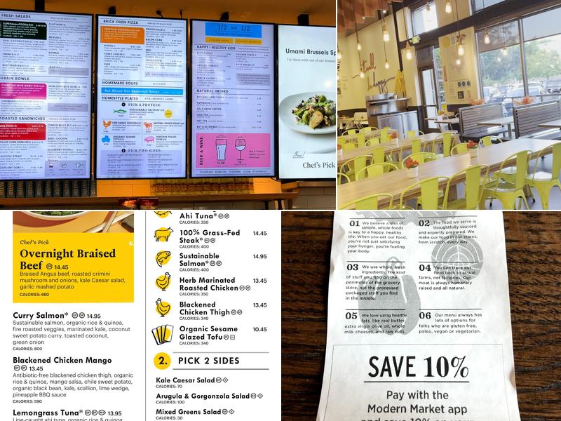 Modern Market Eatery Menu