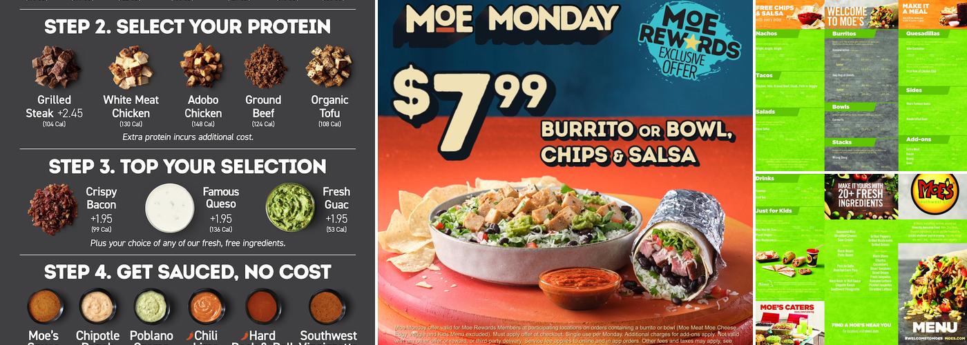 Moe's Southwest Grill Menu