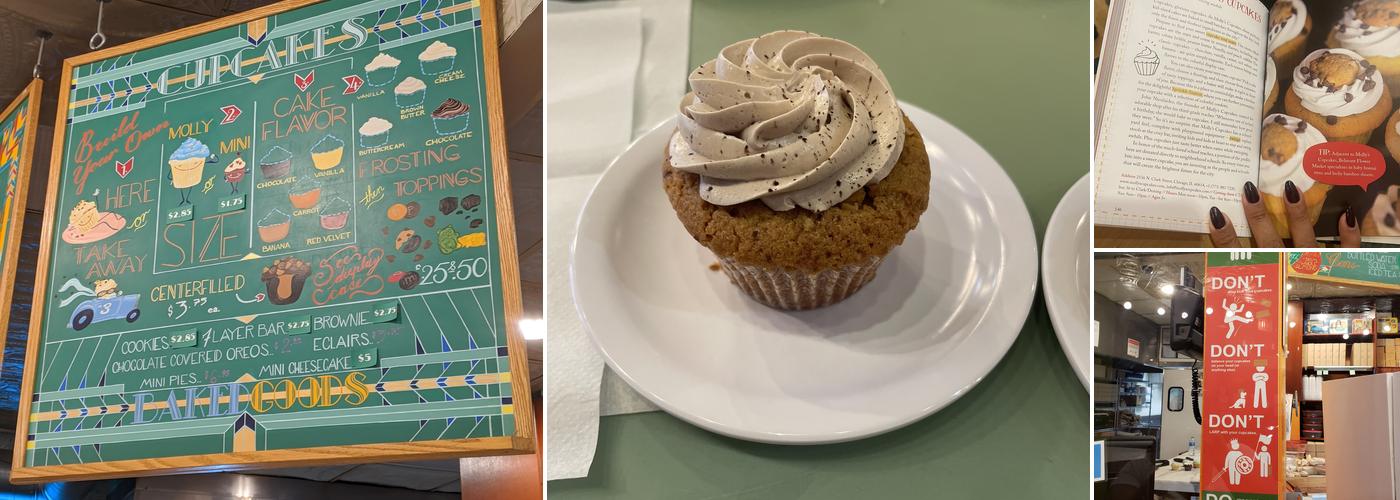 Molly's Cupcakes Menu