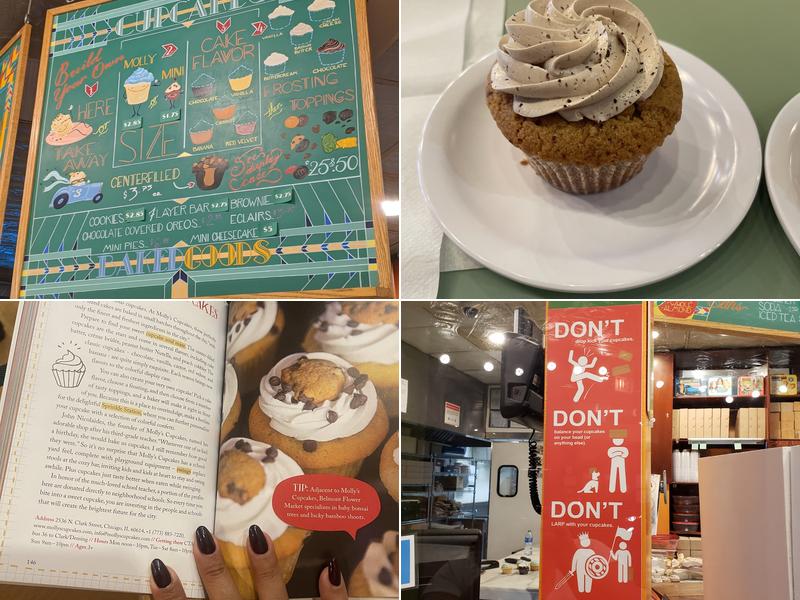 Molly's Cupcakes Menu