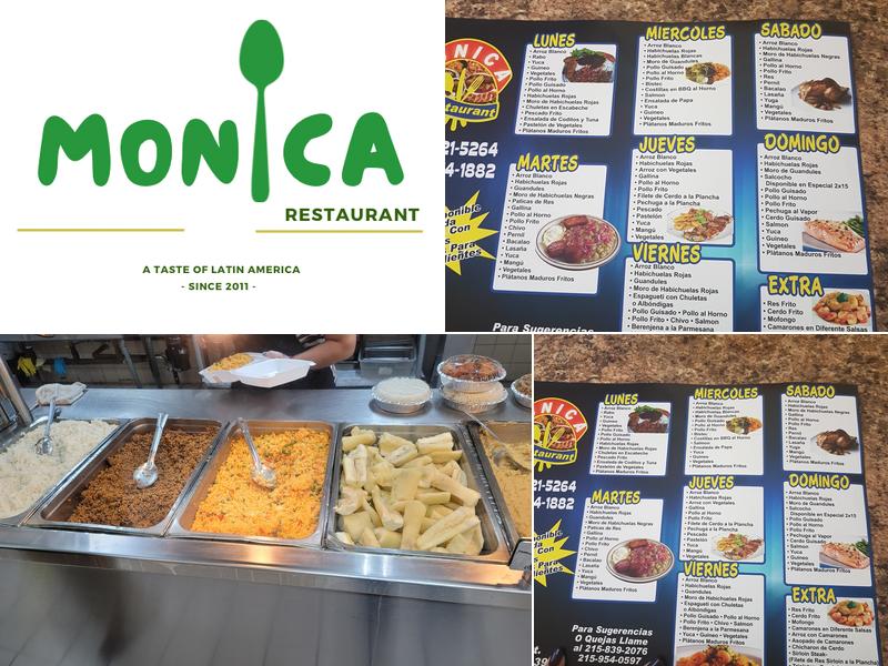Monica Restaurant Menu