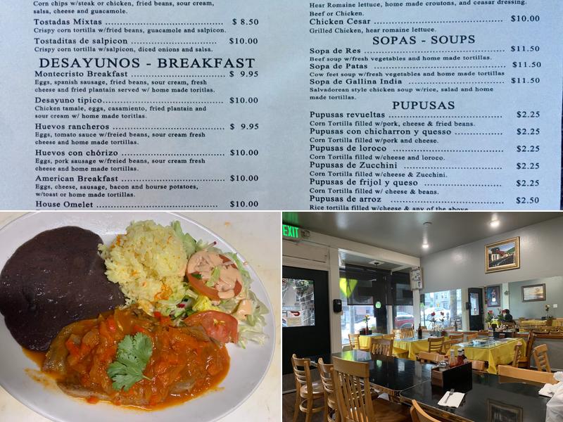 Montecristo Restaurant 2 Menu