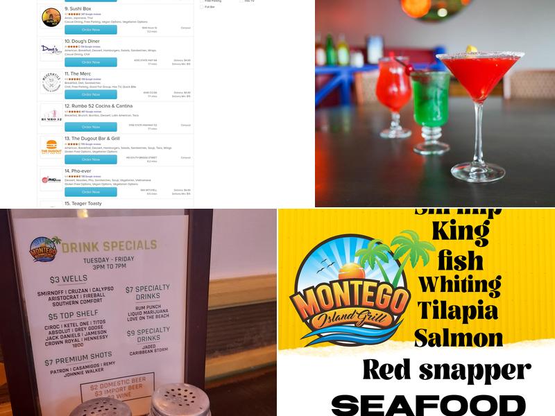 Montego Island Grill Menu