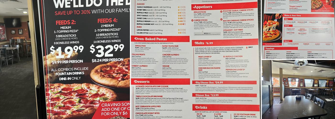 Pizza Hut Menu