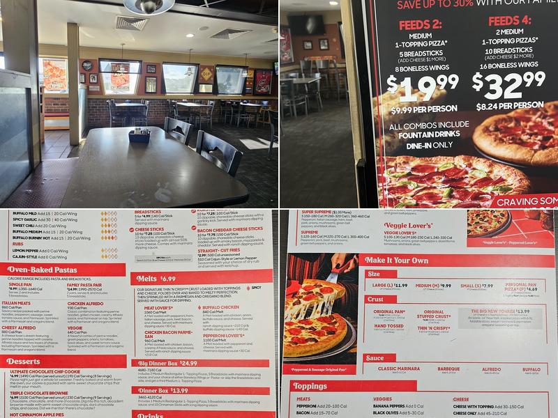 Pizza Hut Menu