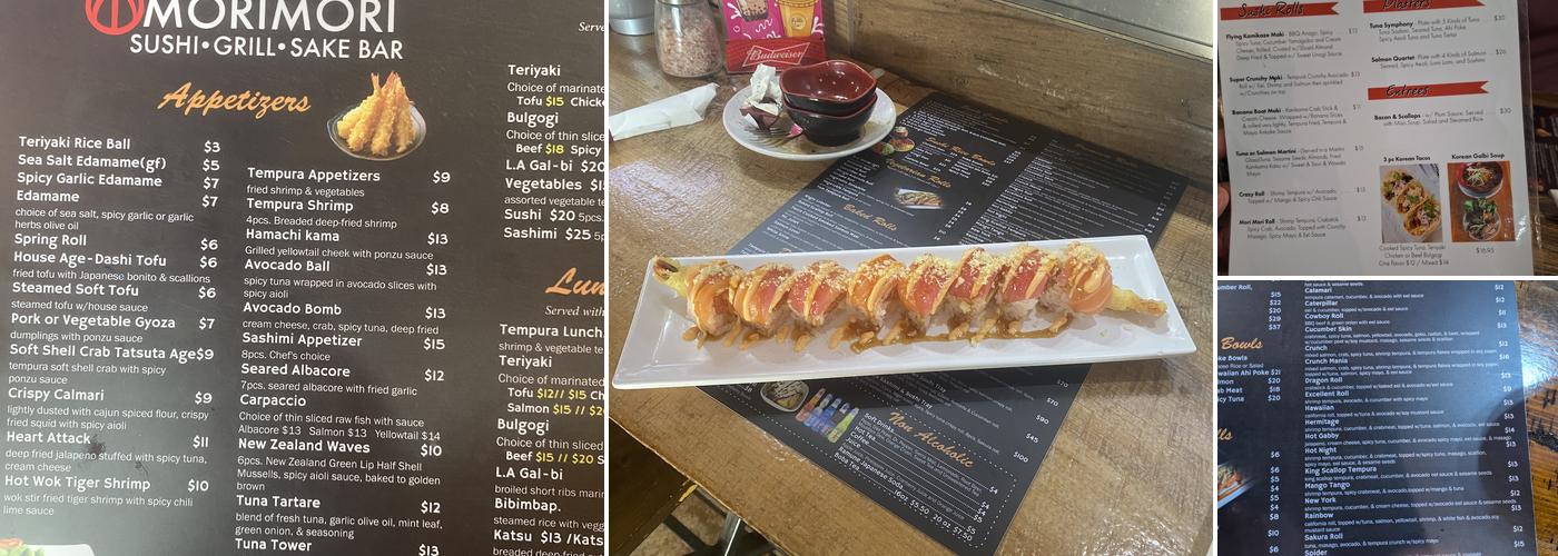 MoriMori Menu