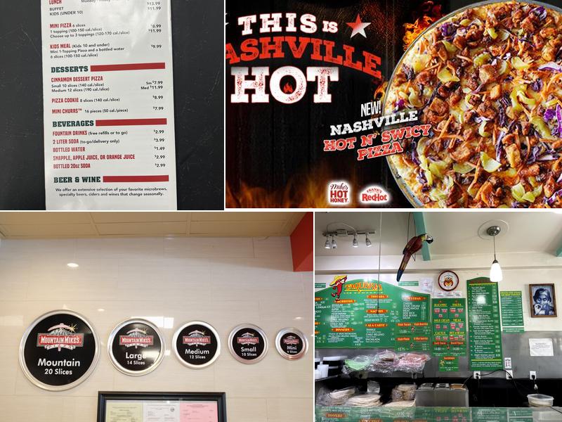 Mountain Mike's Pizza Menu