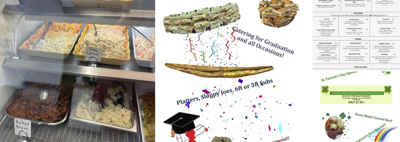 Mountainside Deli Menu