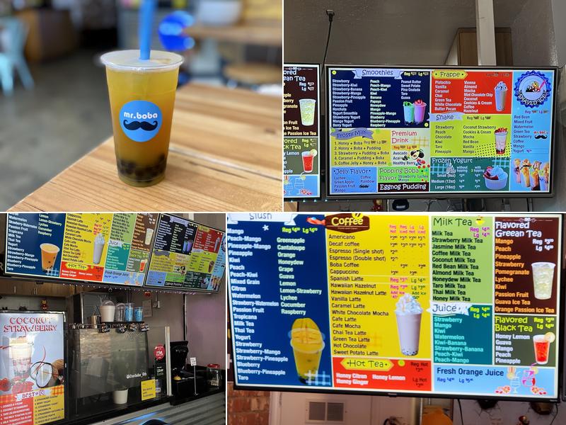 Mr. BOBA Menu