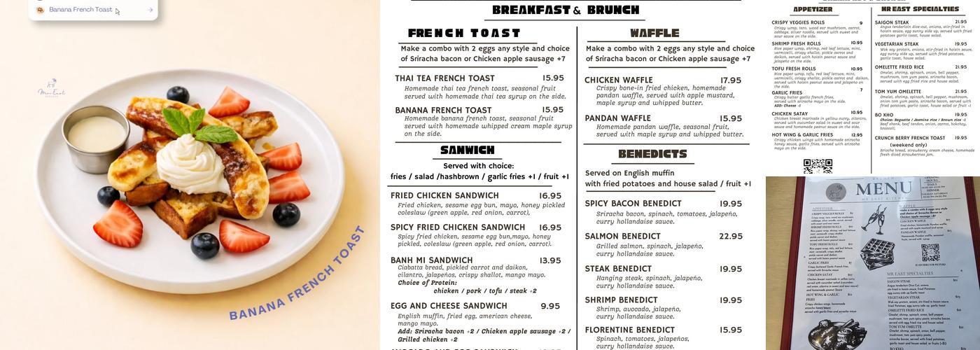 Mr. East Kitchen Menu