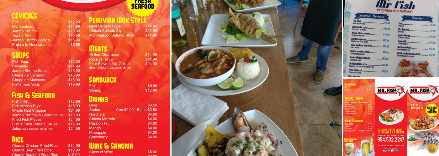 Mr. Fish Menu