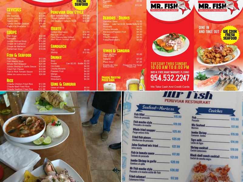 Mr. Fish Menu