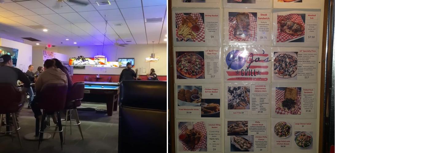 Mr G's Pub N Grub Menu