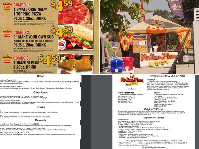 MrJims.Pizza Menu