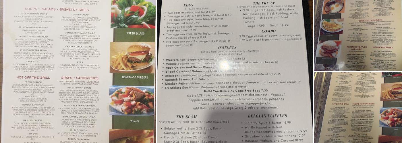 Mrs. Mitchell's Kitchen Inc. Menu