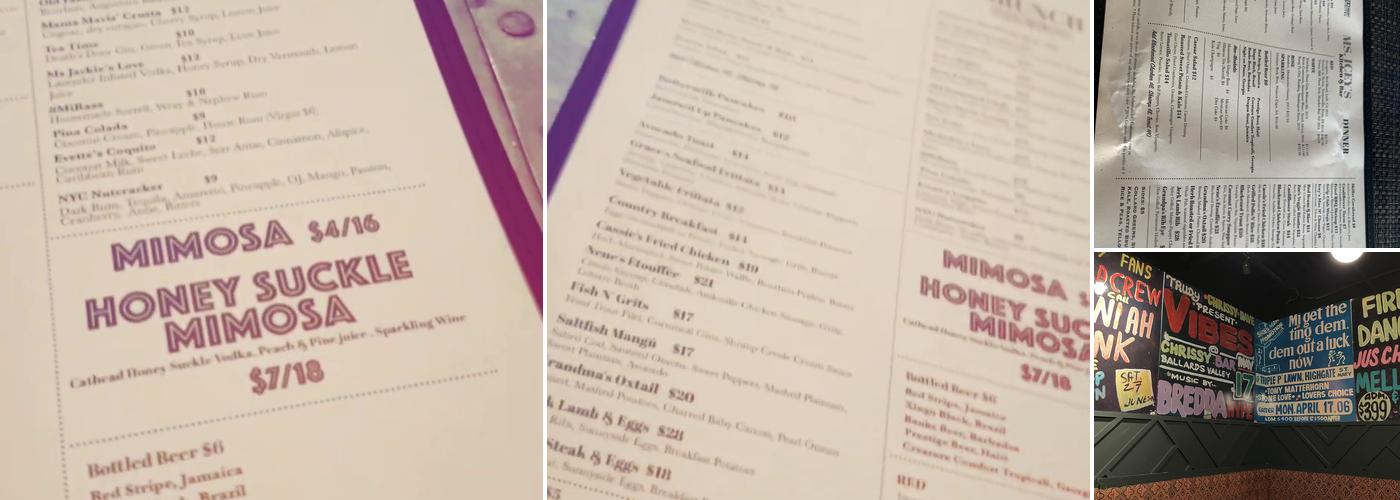 Ms. Iceys Kitchen & Bar Menu