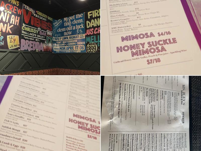 Ms. Iceys Kitchen & Bar Menu