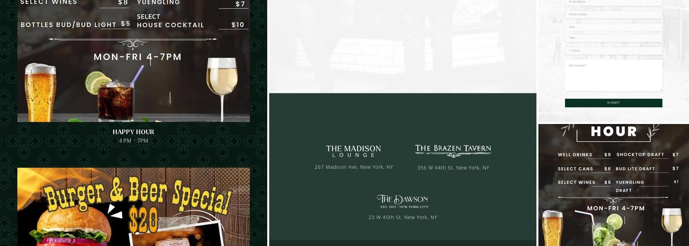 Mulligan's Pub Menu