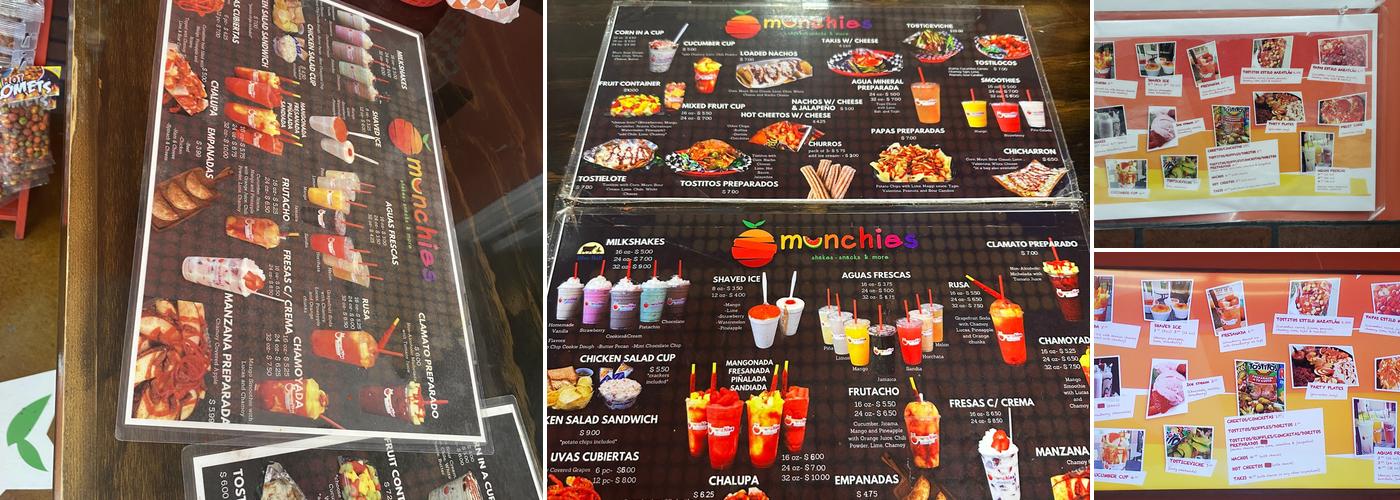 Munchies Menu