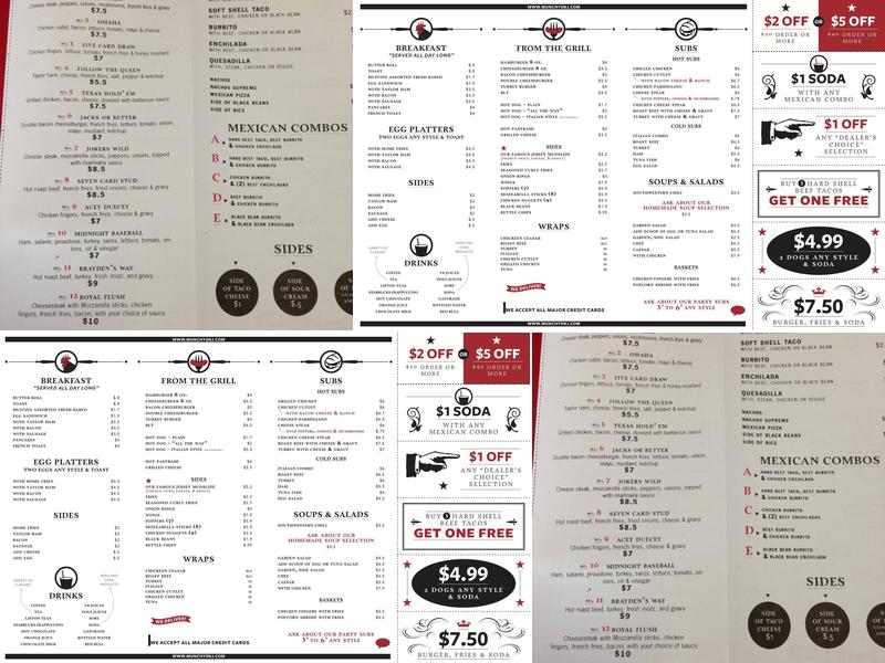 Stuffies (Munchys Wayne) Menu