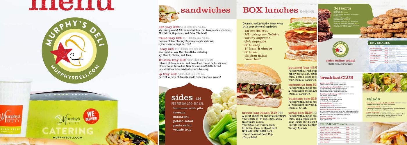 Murphy's Deli Menu