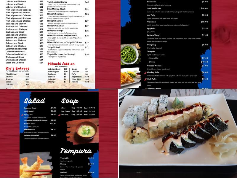 Naka Sushi Menu