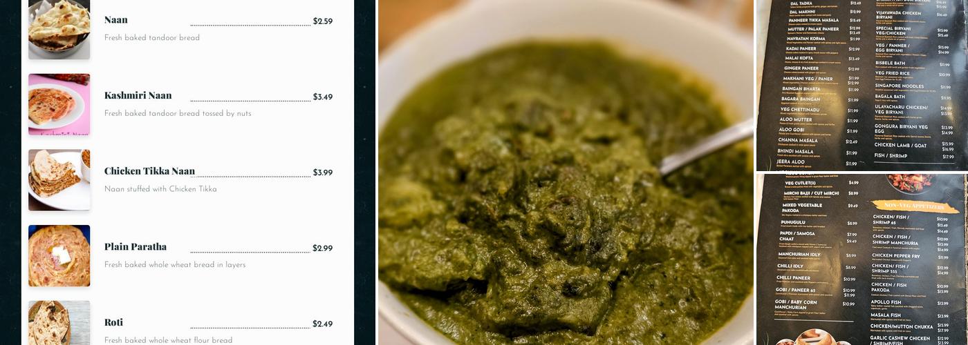 Namaste Flavours Arbor Menu