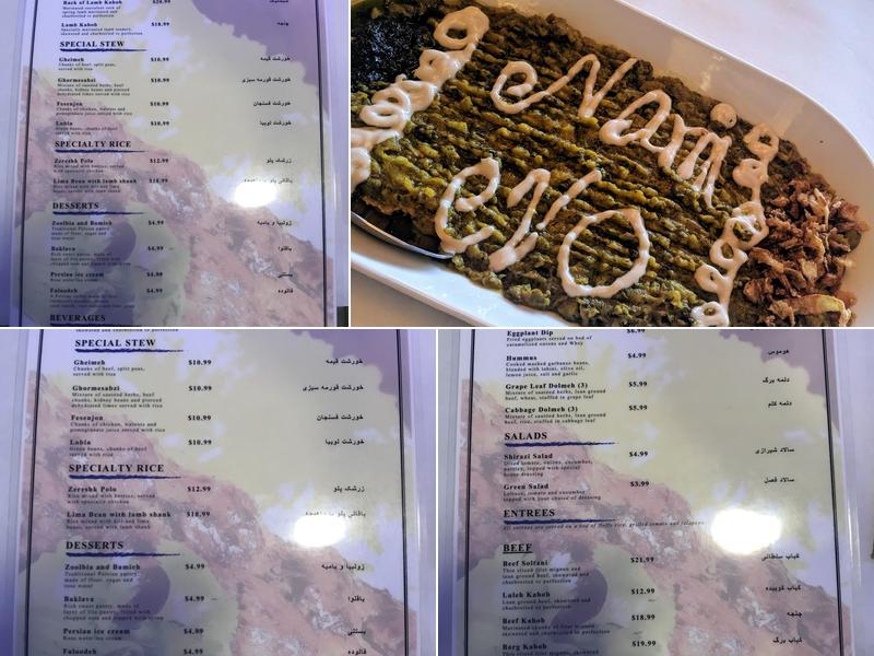 Nami-No Restaurant & Catering Menu